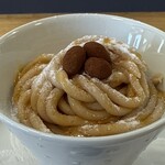 KenKen le restaurant - モカアイスが下に隠れたモンブラン