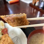 呑みめしや いっぷく - パン粉は細かく、カリカリ食感