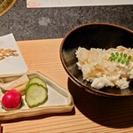 日本焼肉はせ川 別亭 - 紅瞳と新米の土鍋御飯、自家製漬け物