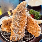 ばんや - アジフライ　衣はサクッと身はふわふわとほどける旨さ