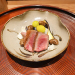 京味 もと井 - ヒレ肉炭焼き、銀杏、むかご、ゆり根