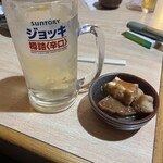 御食事処みのる - ハイボ、お通し