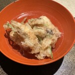 東山 吉寿 - 松茸のかき揚げ出汁茶漬け