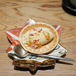 京味 もと井 - 栗の渋皮煮アイスクリーム最中