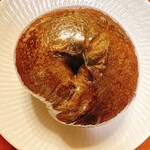sopo bagel - ほうじ茶あんこクリーム