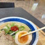 野菜たっぷりタンメン べじたん - 味玉嬉しい✨️