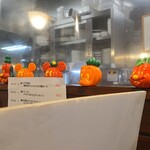 キッチン ブルー グローブ - 真ん中には沢山、並ぶ