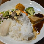 キッチン ブルー グローブ - 最後のワンプレート