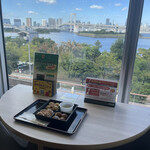 たこ家道頓堀くくる - 道頓堀セットＢ１３５０円。私の席。