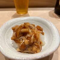 高柿の鮨 - なめこおろしポン酢