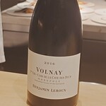 SUGALABO - ◇Benjamin Leroux Volnay 1ER Cru Clos De La Cave Des Ducs 2016