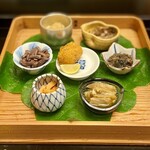 よし町 - 八寸はきのこ尽くしで感動の嵐。