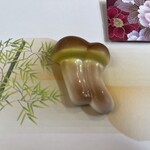 きのこ料理 創士庵 - 箸置きもキノコ