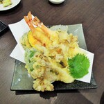 奥出雲 そば処 一福 - 天ぷら盛り合わせ