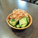 奥出雲 そば処 一福 - 梅たたききゅうり