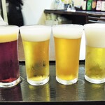奥出雲 そば処 一福 - クラフトビール４種飲み比べ
