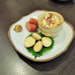 奥出雲 そば処 一福 - クラフトビールに付いている小鉢というより大鉢！