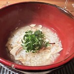 京天神 野口 - 【 まつたけ雑炊 】