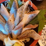 ばんや - イワシ丼　派手さは無いかもしれませんが名物イワシは肉厚