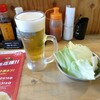 串カツ田中 - 生ビールとおとおし