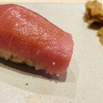 すしやのたい悟 - 赤身　青森県。語る言葉が見つからないながら、毎回思う、たい悟さんのシャリと出会えて良かったよな鮪。