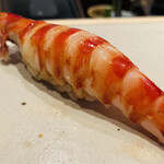 すしやのたい悟 - 車エビ　すべての海老から憎まれる覚悟はできている私。