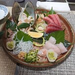 満月 - おまかせのお造り盛り