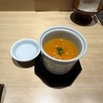 鮨 一 - カボチャの茶碗蒸し