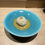 鮨 一 - 鮑肝ソースリゾット