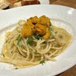 Trattoria DUE - 生ウニのペペロンチーノ