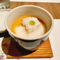 大阪 京橋 鮨 黒潮海閤 - 茶碗蒸し（鰻のせ）