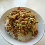 くるまやラーメン - ピリ辛味噌納豆ごはん