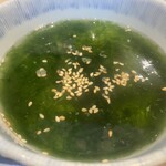 かきのおきて - 生海苔の出汁茶漬け 438円（税込）