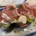 かきのおきて - あて寿司 生ハムチーズ 732円（税込）