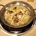 板 石山光一 - 鱧しゃぶ用の出汁（松茸入り）