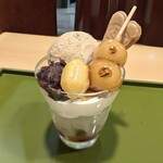 清月堂本店 - 栗のミニパフェ