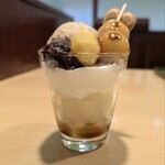清月堂本店 - 栗のミニパフェ