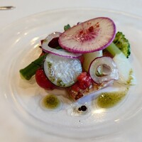 グリル銀鱗荘 - 函館産カツオマリネ