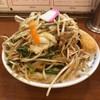 極濃タンメン フタツメ - 濃厚タンメン(麺の量並、野菜マシ)ニンニクを添えて