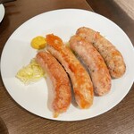 食堂TOPO - 4種の自家製ソーセージ