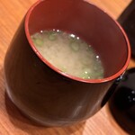 ときずし 山田 - お味噌汁