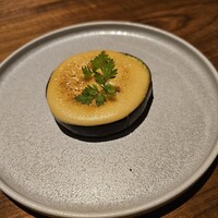 鉄板焼キュイジーヌ バンブー グラッシィ 恵比寿店 - ナスと白味噌とチーズ