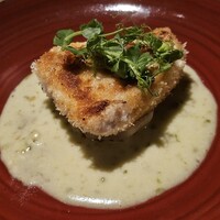 鉄板焼キュイジーヌ バンブー グラッシィ 恵比寿店 - メカジキのカツレツ、レモンソース