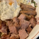 汁なし専門 男のLL - ロース肉とメンマです。