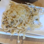 江戸そば マルノ - 白魚のかきあげ