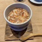 すしやのたい悟 - 6品目　駿河湾産桜エビ入りの茶碗蒸し