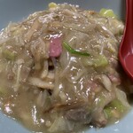 長崎ちゃんぽん 旬 - 太めん皿うどん　近景