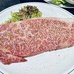 焼肉の店 秀 - 特上ロース　時価とか幾らか分かりません(笑)