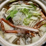 鮮魚 丸松 - 料理写真:カット生越前紅ズワイガニ