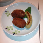 ややダイニング - 甘いコロッケ、チーズインウインナー